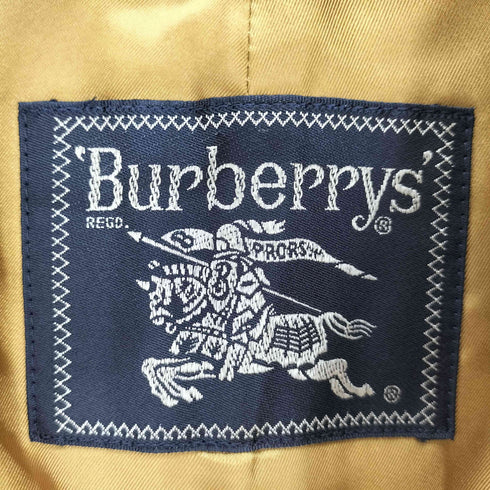 バーバリーズ BURBERRYS イングランド製 裏地ノバチェック ステンカラーコート メンズ