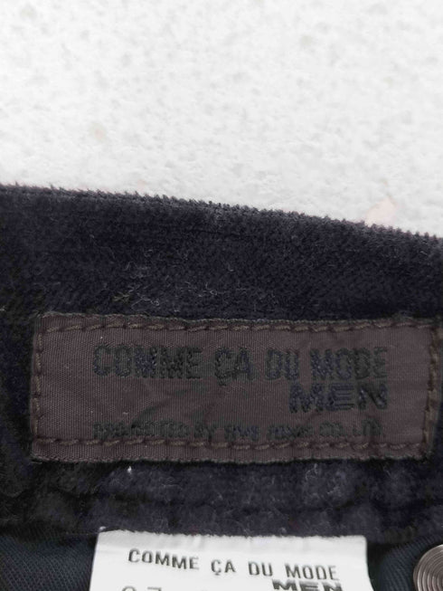 コムサデモードメン COMME CA DU MODE MEN 80S ベロア地ブッシュパンツ メンズ S