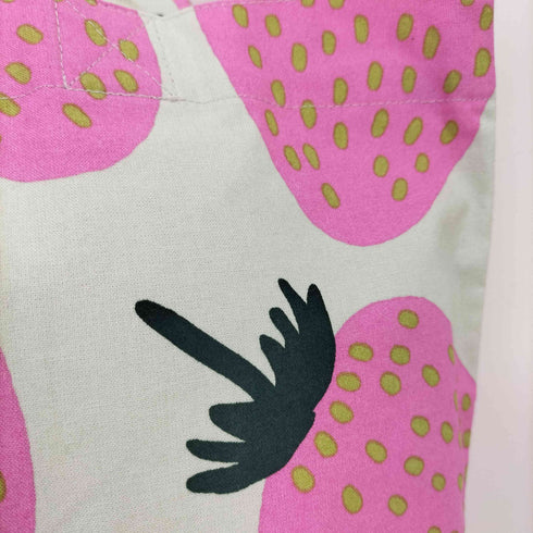 マリメッコ marimekko ファブリックトートバッグ イチゴ柄 レディース