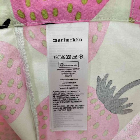 マリメッコ marimekko ファブリックトートバッグ イチゴ柄 レディース