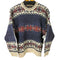 チャップスラルフローレン CHAPS RALPH LAUREN 80S ノルディック 総柄クルーネックニット メンズ JPN:L