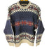 チャップスラルフローレン CHAPS RALPH LAUREN 80S ノルディック 総柄クルーネックニット メンズ JPN:L