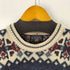 チャップスラルフローレン CHAPS RALPH LAUREN 80S ノルディック 総柄クルーネックニット メンズ JPN:L