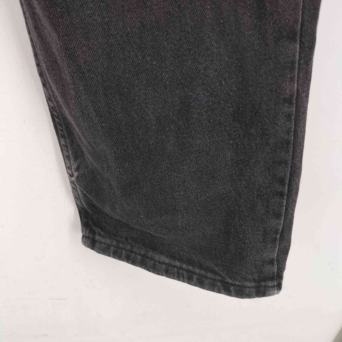 ラングラー Wrangler ブラックデニム テーパードデニムパンツ メンズ 36×33