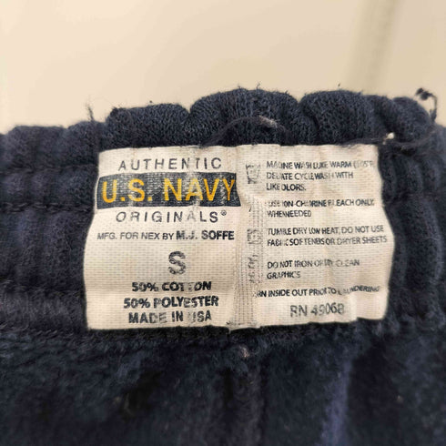 AUTHENTIC U.S.NAVY ORIGINALS サイドプリント スウェットパンツ メンズ JPN:S