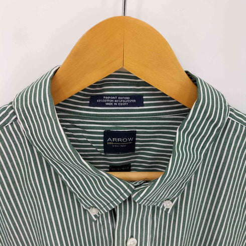 アロー ARROW 90S フロントポケット ストライプ L/S BDシャツ メンズ XXL