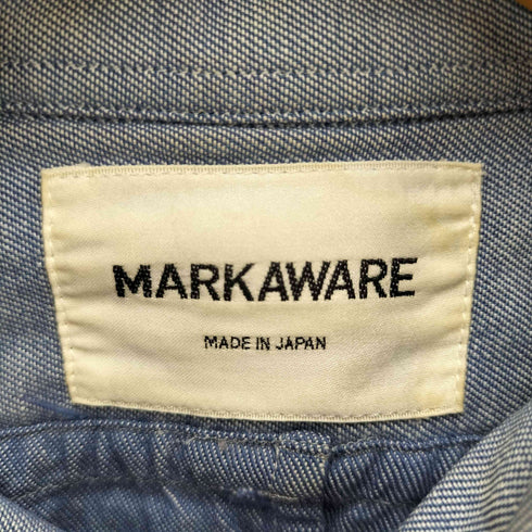 マーカウェア markaware タックデザイン ボタンダウンシャツ メンズ