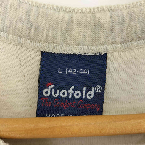 デュオフォード duofold 80S~90S MADE IN USA スウェットジャンプスーツ つなぎ メンズ import:L