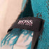 ボスヒューゴボス BOSS HUGO BOSS ウール100% イタリア製 ロゴ総柄マフラー メンズ