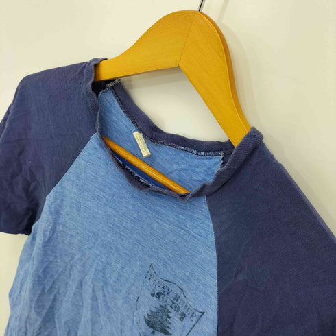 スプルース SPRUCE 70S~80S 2トーン ラグラン S/S Tシャツ メンズ import:M
