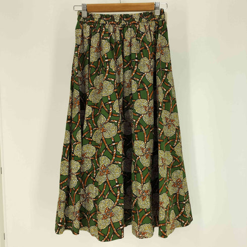 ルグラジック le glazik 24AW GATHER FLARE SKIRT バティック ギャザー スカート レディース EUR:36