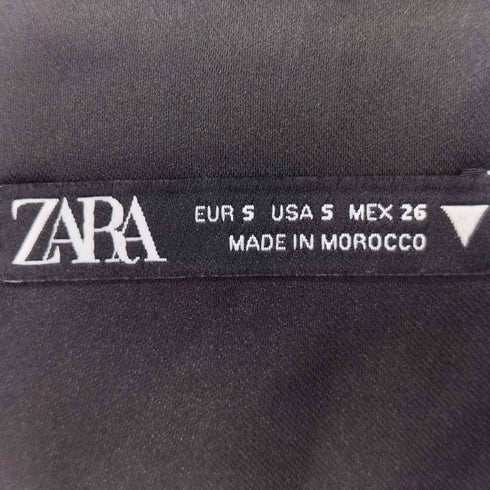 ザラ ZARA Satin Effect Midi Dress レディース import:S
