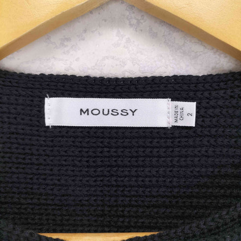 マウジー moussy SWITCHING RIB KNIT ドレス レディース 2