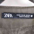 ザラ ZARA Green Faux Leather Ruffled Pinafore Dress レディース import:XS