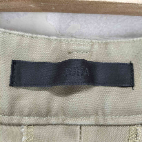ユハ juha コットンワイドチノパンツ レディース 1