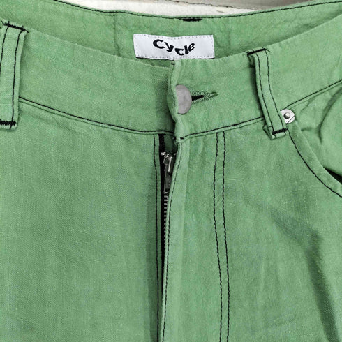 エムワイオービーエヌワイシー M.Y.O.B NYC CYCLE リネンワイドパンツ Y2K レディース