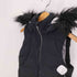 ギャップ Gap 15AW PUFF VEST MATTE TRUE プリマロフト フェイクファー フーデッド ベスト レディース XXS