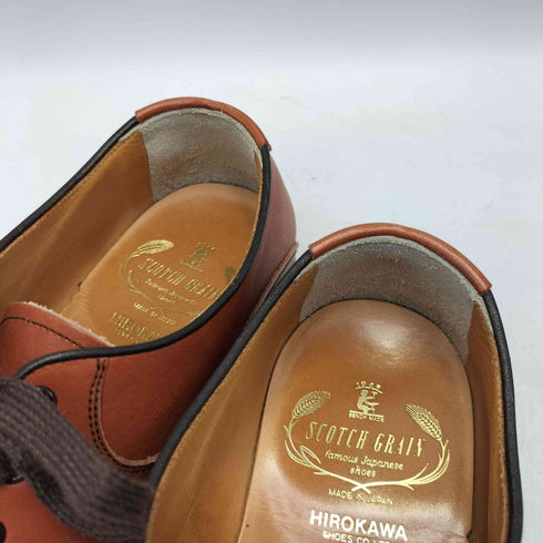 スコッチグレイン SCOTCH GRAIN HIROKAWA プレーントゥ レザー シューズ メンズ JPN:25
