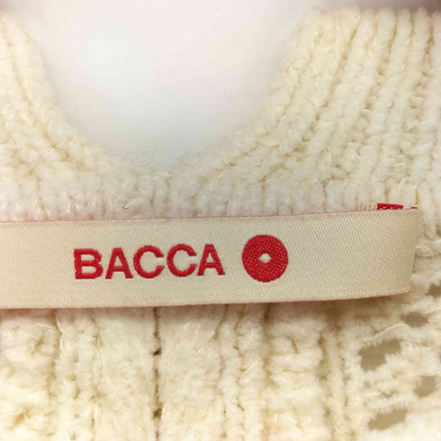 バッカ BACCA フレア メッシュ ケーブル ニット セーター レディース JPN:S