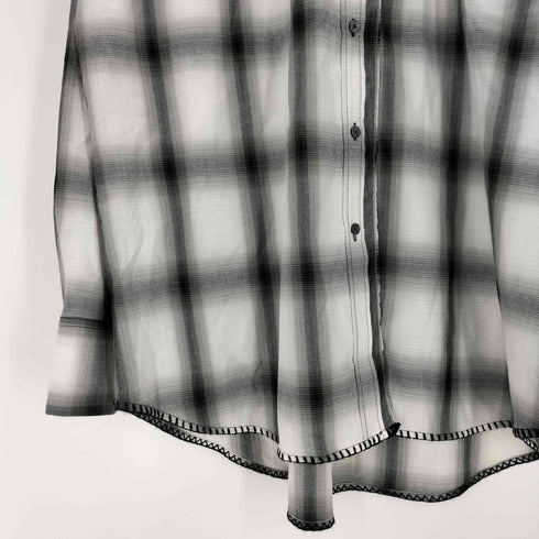 クレドナ CREDONA OTHELLO CHECK OVER SHIRTS レディース FREE