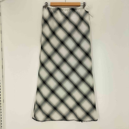 クレドナ CREDONA OTHELLO OMBRE CHECK LONG SKIRT レディース FREE