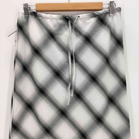 クレドナ CREDONA OTHELLO OMBRE CHECK LONG SKIRT レディース FREE