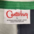 カンタベリー CANTERBURY アーム ロゴ 刺繍 スイッチングカラー ラガー シャツ メンズ import:L