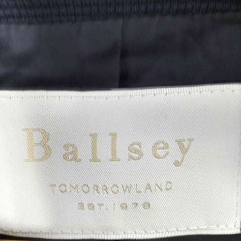 ボールジー BALLSEY リネンノーカラーテーラードジャケット レディース 36