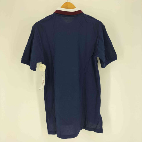 ポロバイラルフローレン Polo by RALPH LAUREN ポニー 刺繍 襟 ライン 鹿の子 ポロシャツ メンズ import:L