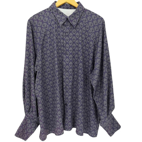 エルノロゼット Ellno Loset ダマスク柄 オーバーサイズ シャツ メンズ JPN:L