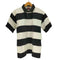 カンタベリーオブニュージーランド CANTERBURY OF NEW ZEALAND モノトーン ボーダー S/S ラガーシャツ ポロシャツ メンズ import:M