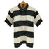 カンタベリーオブニュージーランド CANTERBURY OF NEW ZEALAND モノトーン ボーダー S/S ラガーシャツ ポロシャツ メンズ import:M