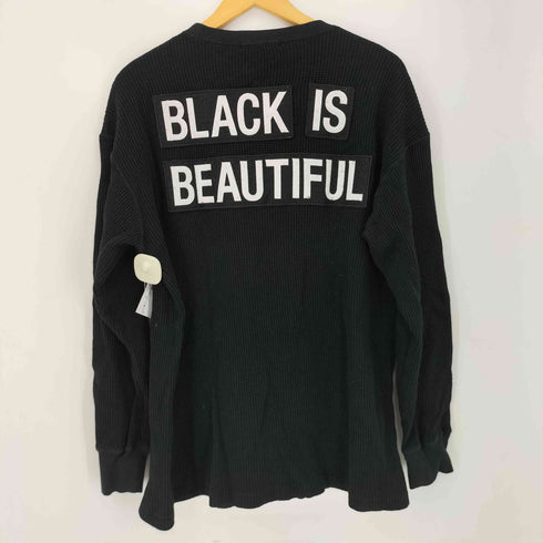 C'est Vingt-Trois black is beautifulワッペン L/S サーマルカットソー メンズ JPN:XL