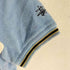 ステューシー Stussy OLD 紺タグ リブボーダー 袖ロゴ刺繍 パイル地 S/S クロップド Tシャツ ピチT レディース import:S
