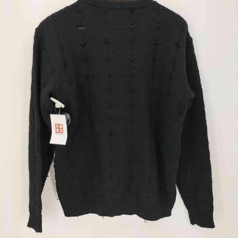 フィグベル PHIGVEL ウール混 クラッシュ加工 L/S ニット メンズ JPN:1