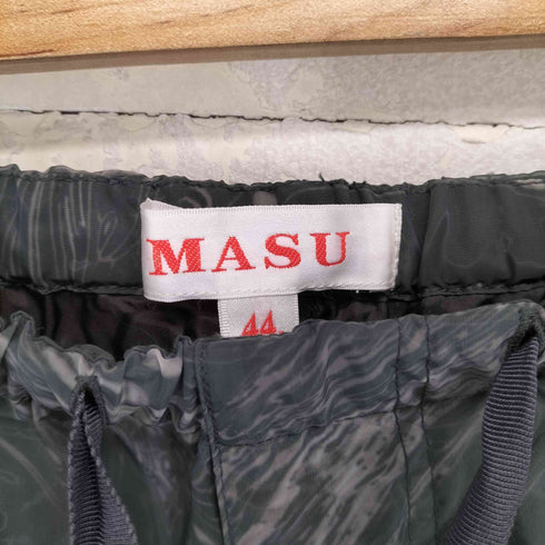 エムエーエスユー MASU MARBLE BANDANA EASY PANTS メンズ 44