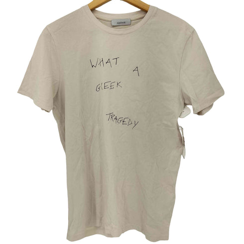 ADONIS 22SS フロントプリント S/S TEE メンズ EUR:50