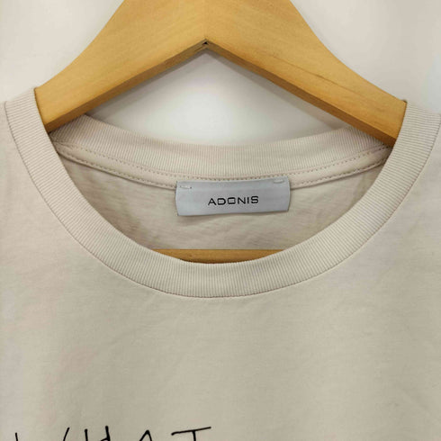 ADONIS 22SS フロントプリント S/S TEE メンズ EUR:50