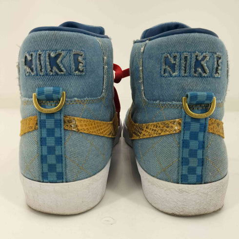 ナイキスケートボーディング NIKE SB ズーム ブレーザー ミッド クイックストライク シュプリーム インダストリアル ブルー/ブラック メンズ JPN:28