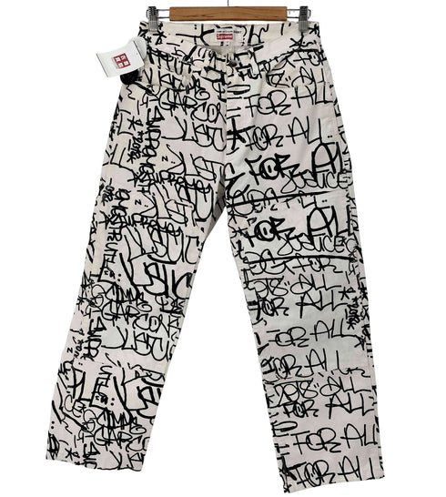 シュプリーム Supreme 18AW Canvas Painter Pant White メンズ 30