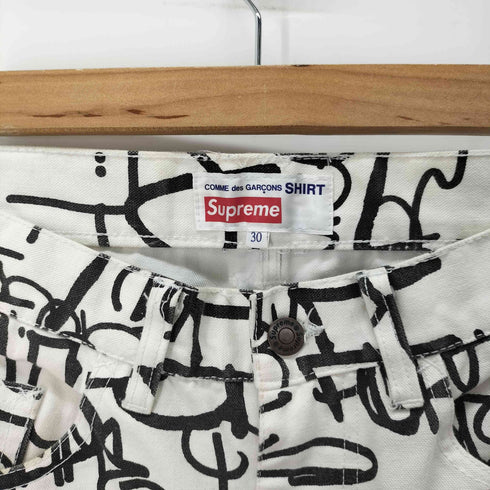 シュプリーム Supreme 18AW Canvas Painter Pant White メンズ 30