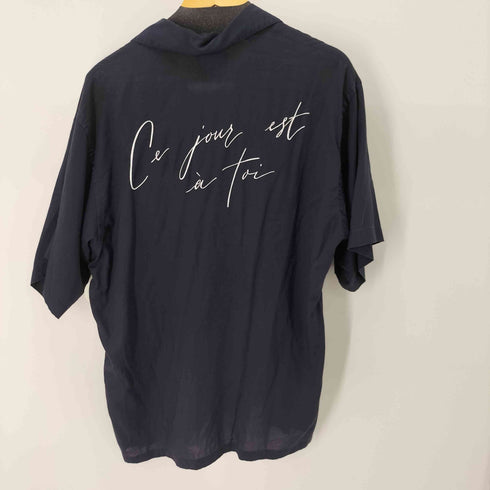 ディセンダント DESCENDANT 21SS ACHIEVE RAYON SS SHIRT Ce jour est toi 開襟S/Sシャツ メンズ JPN:3