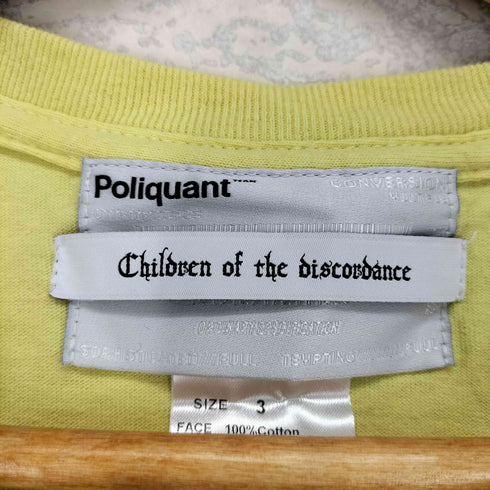 チルドレンオブザディスコーダンス Children of the discordance POLIQUANT プリントTシャツ メンズ 3
