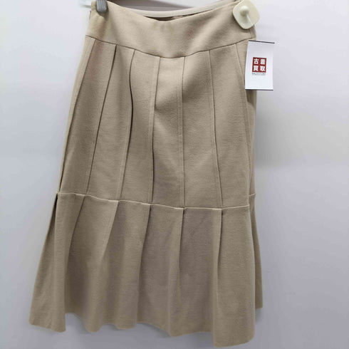 シビラ Sybilla Shibilla ウールタックスカート レディース M