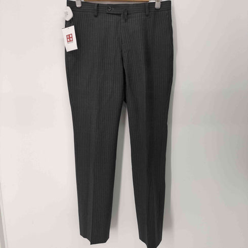 パーフェクトスーツファクトリー P.S.FA Perfect Suit FActory ウールポリ ストライプテーラードジャケットセットアップ メンズ 胸囲94 胴囲78 身長175