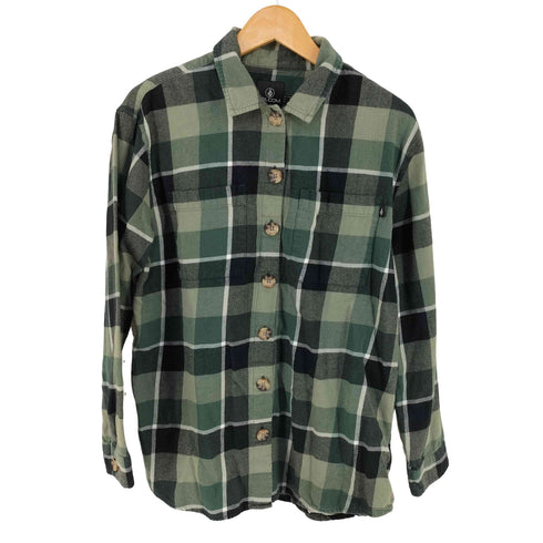 ヴォルコム VOLCOM OVERSIZE ME FLANNEL レディース import:S