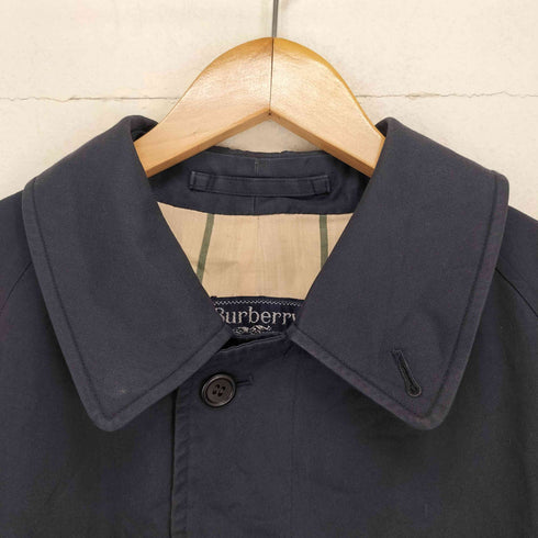 バーバリーズ BURBERRYS MADE IN ENGLAND 裏地チェックステンカラーコート メンズ