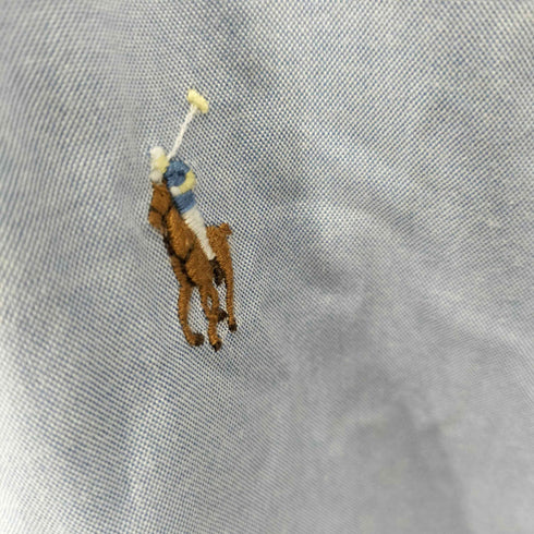 ラルフローレン RALPH LAUREN CUSTOM FIT スモールポニー刺繍 L/S BD シャツ メンズ 17/43