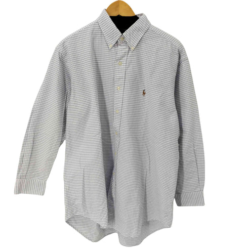 ラルフローレン RALPH LAUREN YARMOUTH スモールポニー刺繍 L/S BD チェックシャツ メンズ 16 1/2