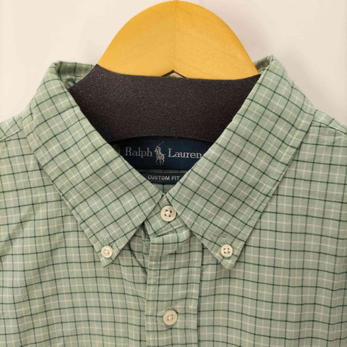ラルフローレン RALPH LAUREN YARMOUTH スモールポニー刺繍 L/S BD チェックシャツ メンズ import:XL